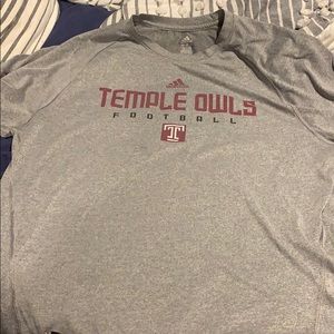 TEMPLE OWLS football t shirt